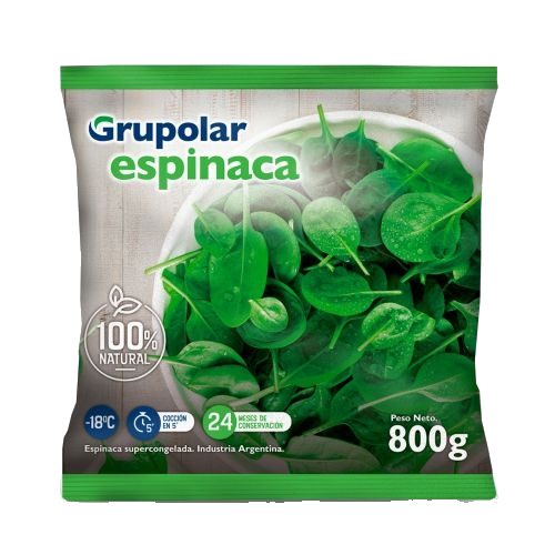 Espinaca Grupolar x 800g